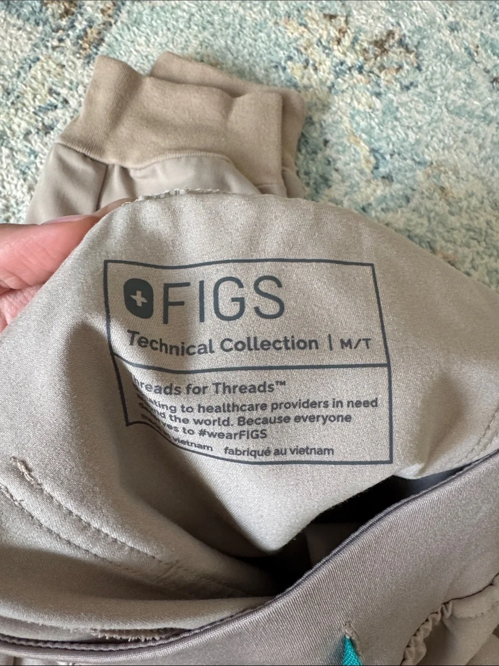 Figs Zamora Jogger Scrub Pant - Tan